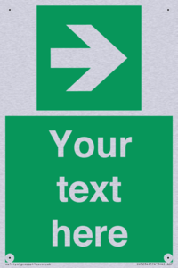 Custom Arrow Right Sign